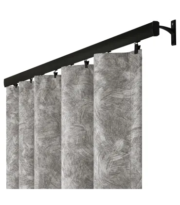 Záves na riasiacej páske farba Modern Grafit