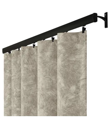 Záves na riasiacej páske farba Modern Kwarc