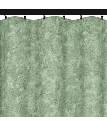 Záves na riasiacej páske farba Modern Emerald