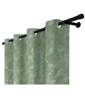 Záves s krúžkami farba Modern Emerald