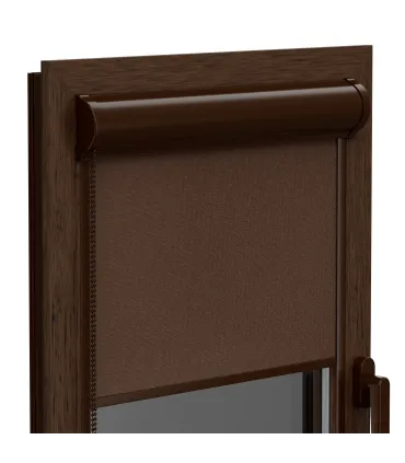 Roleta Termo (termoizolačna) v hlinikovej hnedej kazete Elite plus séria Bronz