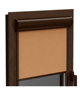 Roleta Termo (termoizolačna) v hlinikovej hnedej kazete Elite plus séria Bež
