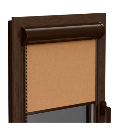 Roleta Termo (termoizolačna) v hlinikovej hnedej kazete Elite plus séria Bež