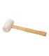Kladivo gumené MASTERTOOL 55 mm 340 g drevená násada biela 02-0311