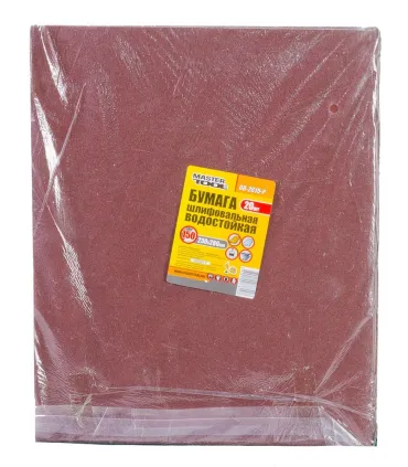 Vodotesný brúsny papier 20ks MASTERTOOL P150 230x280 mm 08-2615-Р