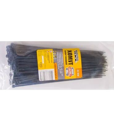 Páska sťahovacia MASTERTOOL na káble, nylon 3,6*200 mm, čierna 100 ks balenie 20-1848