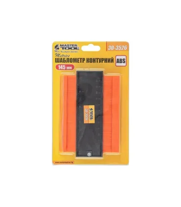 Šablóna na obkreslenie tvarov MASTERTOOL 145*100*21 mm 30-3526