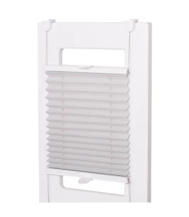 Roleta Plisé Extra séria bez vŕtania Svetlo šedá