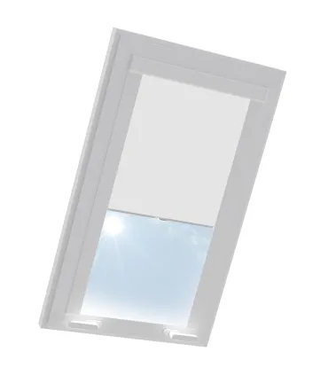 Roleta termoizolačna na strešné okno FAKRO v hliníkovej kazete Biela