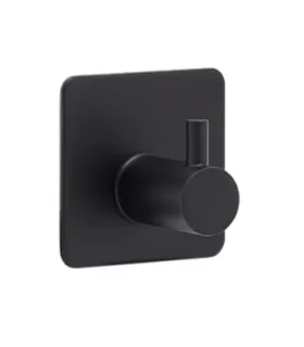 Jednoduchý samolepiaci vešiak Inox matt, Base 220, 61601-21