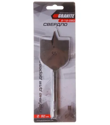 Vŕtak do dreva GRANITE plochý 50*152 mm 1/4" šesťhranná stopka 2-12-050