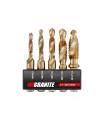 Sada vrtákov GRANITE 5 ks šesťuholníková stopka vŕtačka HSS M4-M10, závit skrutkový kohútik DIN338 11-00-000
