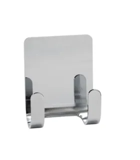 Jednoduchý samolepiaci vešiak Inox matt, Base 220, 61601-21