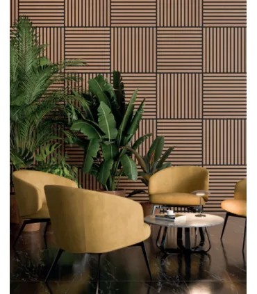 Drevený akustický panel z olejovaného dubu 104x52cm