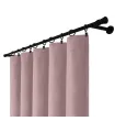 Velúrový záves na riasiacej páske  farba Púdrová