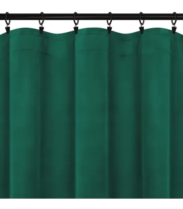 Velúrový záves na riasiacej páske  farba Zelená