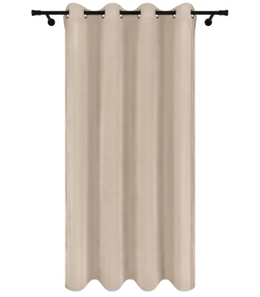 Velúrový záves s krúžkami farba Béžová