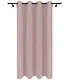 Velúrový záves s krúžkami farba Púdrová