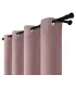 Velúrový záves s krúžkami farba Púdrová