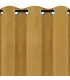 Velúrový záves s krúžkami farba Horčicová