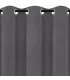 Velúrový záves s krúžkami farba Grafitová