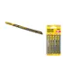 Plátky do priamočiarej píly HCS MASTERTOOL T111D basic na drevo/ plast rýchlo rovné strih 6TPI/100 mm 5 ks 14-2817