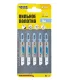 Plátky do priamočiarej píly HCS MASTERTOOL T118A pre kov čisté rovné strih 21TPI/77 mm 5 ks 14-2811