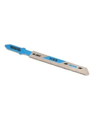Plátky do priamočiarej píly HCS MASTERTOOL T118A pre kov čisté rovné strih 21TPI/77 mm 5 ks 14-2811