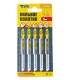 Plátky do priamočiarej píly HCS MASTERTOOL T101B na drevo/ plast čisté rovné strih 10TPI/100 mm 5 ks 14-2806