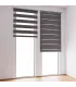 Roleta Deň a Noc na panoramatické okno Grafitová