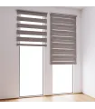 Roleta Deň a Noc na panoramatické okno Sivá