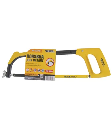 Pílka na kov MASTERTOOL 250-300 mm іs kovovou ergonomická rukoväťou, FLEX plátno 12,5mm 24TPI 14-2226