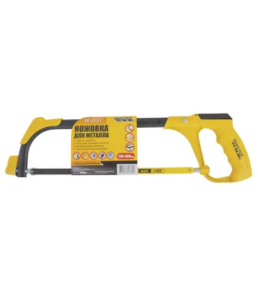 Pílka na kov MASTERTOOL 250-300 mm іs kovovou ergonomická rukoväťou, FLEX plátno 12,5mm 24TPI, odkladacia priehradka 14-2227
